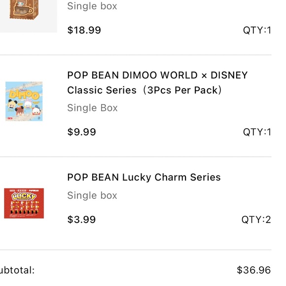 Dimoo Disney Pop Beans - Picture 3 of 3